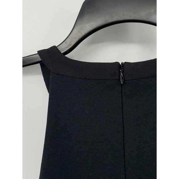 RAG & BONE Women's Black Crewneck Sleeveless A-Line Knee Length Dress SZ 4 - Picture 7 of 10